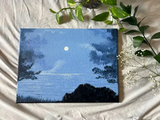 [Painting] The Silvered Lake